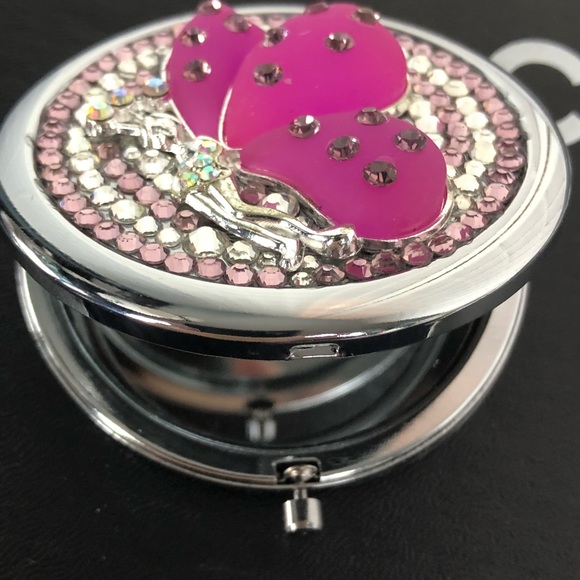 Decorated Compact Mirrors 4 Styles - Picture 8 of 8